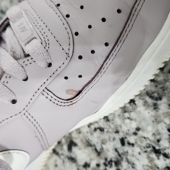 Platinum Lilac Purple Nike Air Force 1 EasyOn Sneakers sz 11 athletic shoes - Picture 7 of 7